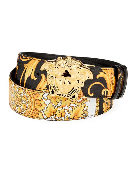 versace baroccoflage belt|versace men's belts on clearance.